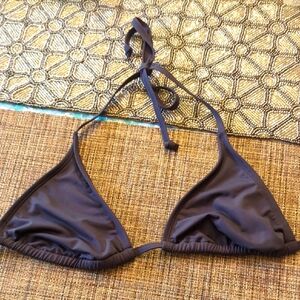 Athleta Gray String Bikini Top